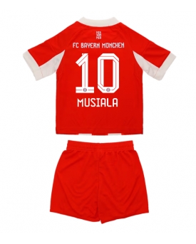 Billige Fotballdrakt Bayern Munich Jamal Musiala #10 Replika Hjemmedraktsett Barn 2025-26 Kortermet (med bukser)